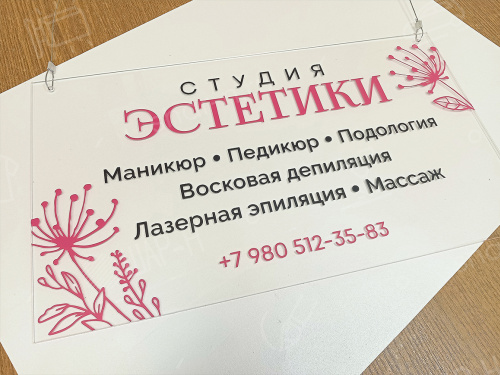 Интерьерные таблички