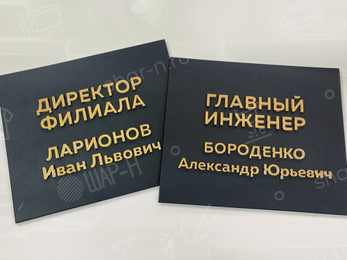 Интерьерные таблички