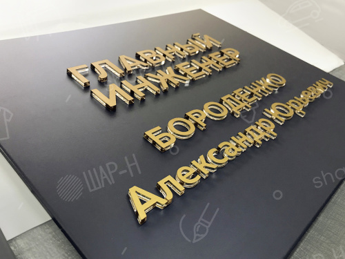 Интерьерные таблички